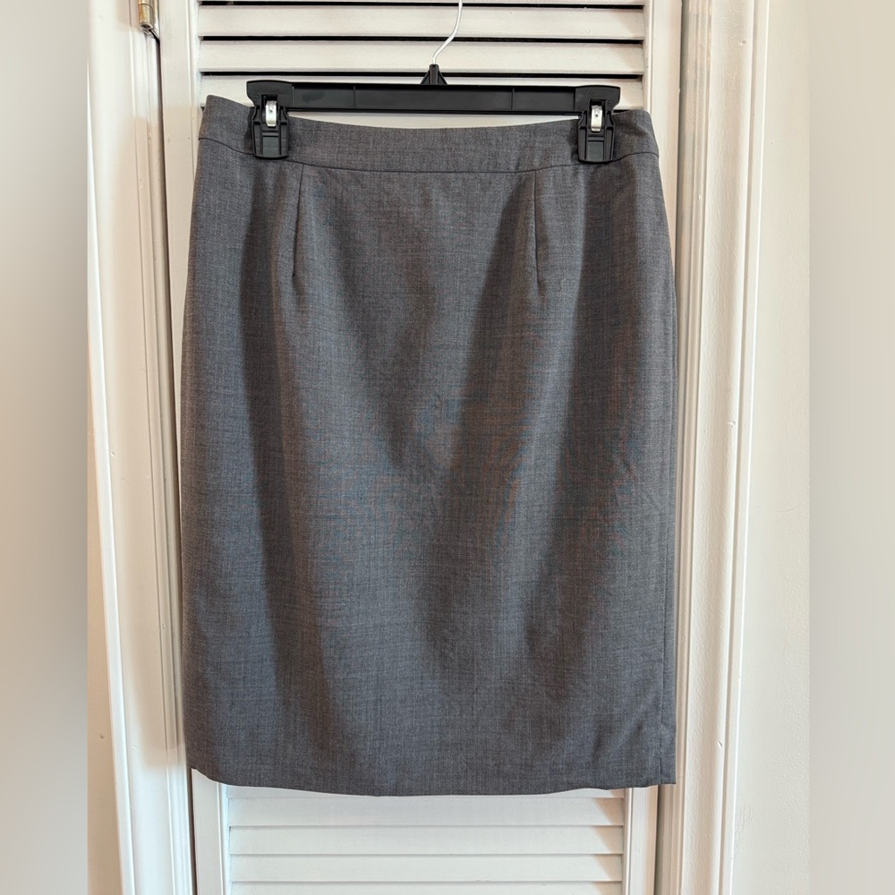 Brooks Brothers Charcoal Pencil Skirt